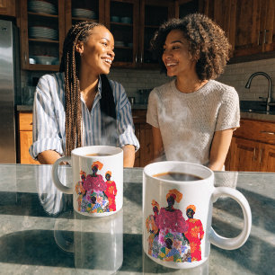 Tasse à café Célébration de l'art des femmes quilt