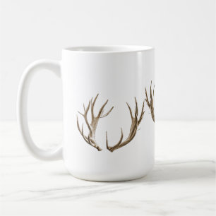 Tasse à café Cerfs Ramures Chasseur