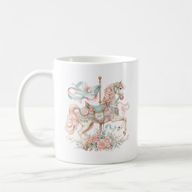 Tasse à café Cheval de carrousel (Gauche)