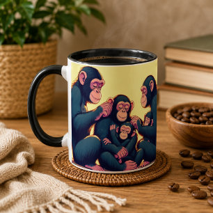 Tasse à café Chimpanzé