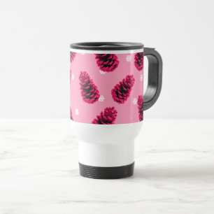 Tasse à café Cônes de pin roses