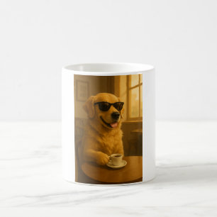 Tasse à café Cool Golden Retriever