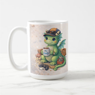 Tasse à café Cute #1 Dad Dragon