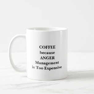 Tasse à café d'attitude.