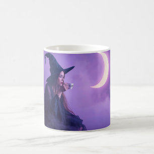 Tasse à café de sorcière Coupe Halloween au clai
