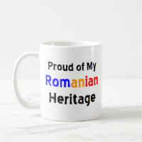 tasse à café d'héritage roumain