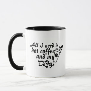 Tasse à café Dog Mom - Tasse drôle pour amateur de