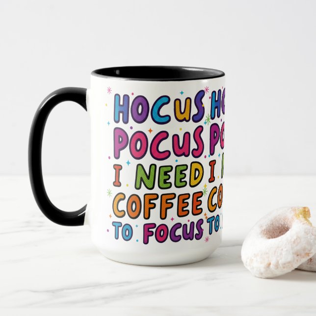 Tasse à café drôle (Avec donut)