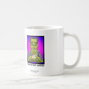 Tasse à café drôle avec le hamster de Frankenstein