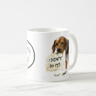 Tasse à café drôle de mauvais chien chiot je n'ai 
