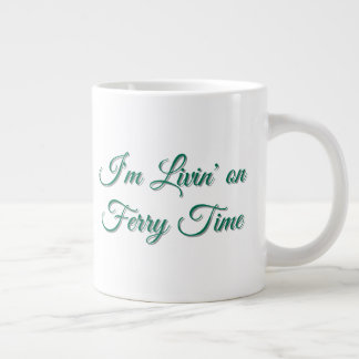Tasse à café drôle extra large pour les retardatai