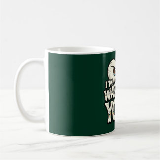 Tasse à café drôle "JE VOUS REGARDE" aux yeux rétr