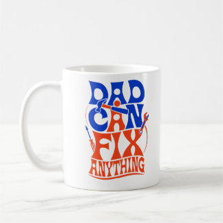 Tasse à café drôle pour papa mécanicien qui peut r