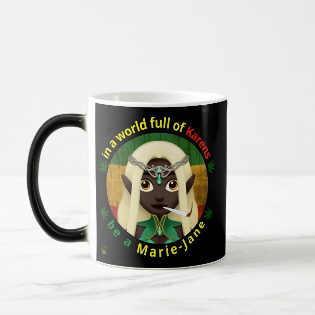 tasse à café drôle "SOIS UNE MARIE-JANE" (Gauche)