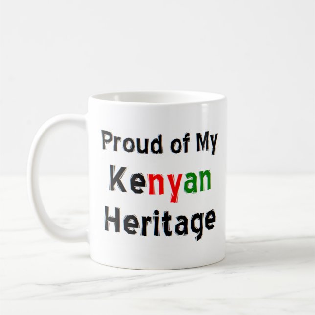 tasse à café du patrimoine kenyan (Gauche)