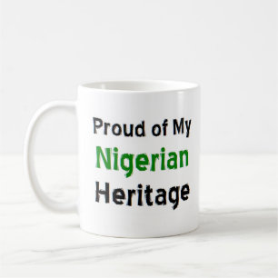 tasse à café du patrimoine nigérian