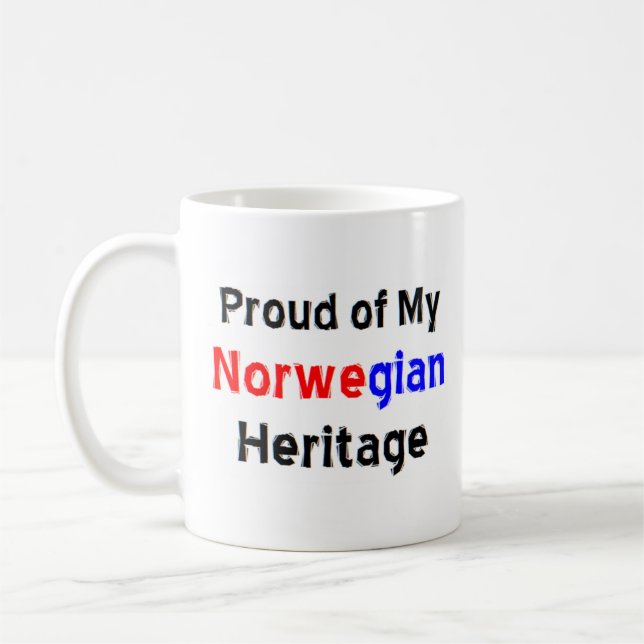 tasse à café du patrimoine norvégien (Gauche)