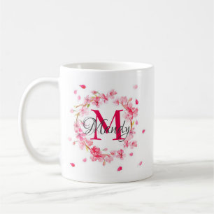 Tasse à café élégante personnalisée avec monogramm
