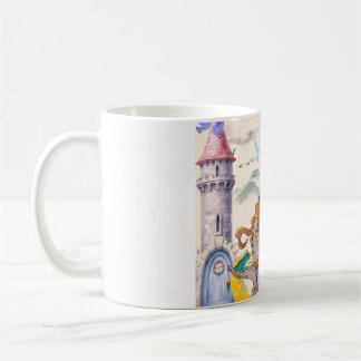 Tasse à café en céramique Château de Princesse Fée