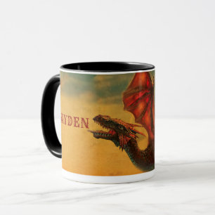 Tasse à café en céramique Dragon personnalisée