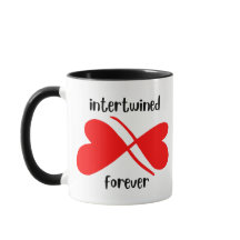 Tasse à café « Entrelacés pour toujours »