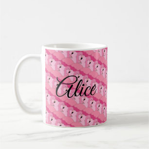 Tasse à café Flamant Rose Tropical