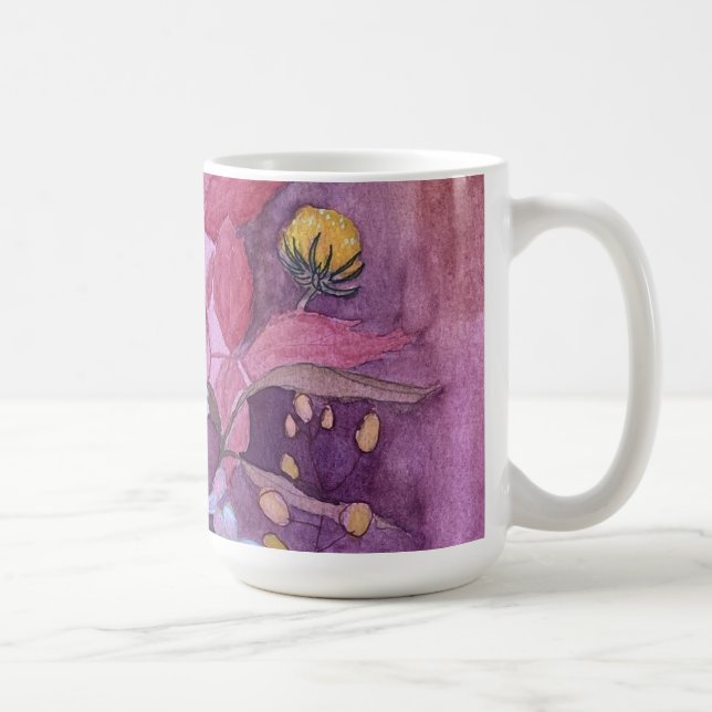 tasse à café fleurie (Droite)