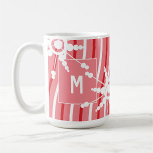 Tasse à café flocon de neige de Noël arc-en-ciel a