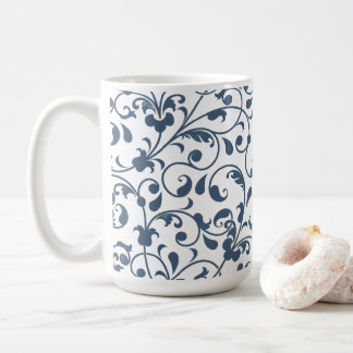 Tasse à café florale 15oz
