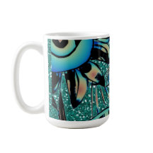 Tasse à café florale Brise d'été