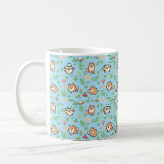 Tasse à café florale de printemps pour les amoureu
