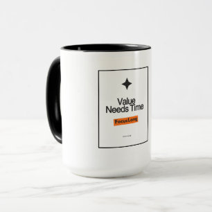 Tasse à café Focus Long – La valeur a besoin de te