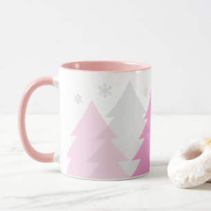 Tasse à café Forêts de Noël en Bois