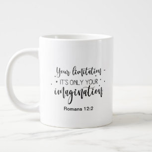 Tasse à café géante à deux côtés