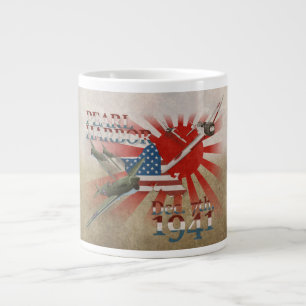 Tasse à café géante Pearl Habor 7 décembre 1941