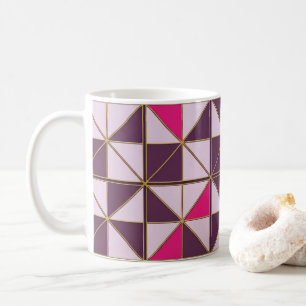 Tasse à café géométrique nubienne vibrante