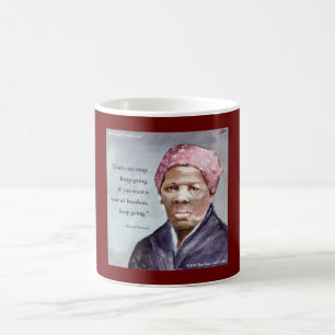 Tasse à café Harriet Tubman & citation