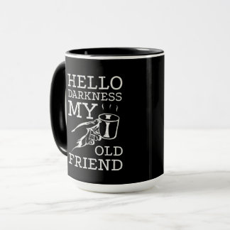 Tasse à café Hello Darkness My Old Friend