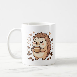Tasse à café Hérisson Kawaii