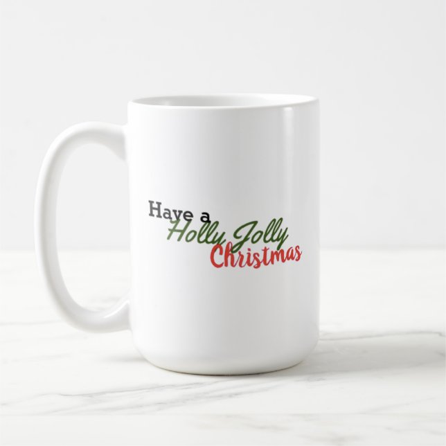 Tasse à café Holly Jolly (Gauche)