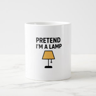 Tasse à café illustrée « Faites comme si j'étais u