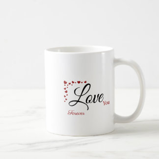 Tasse à café "Je t'aime pour toujours" pour la Sai
