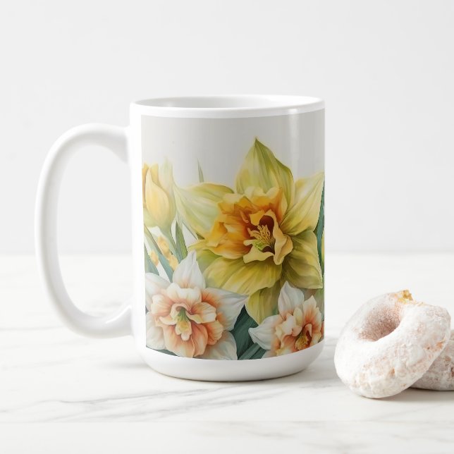 Tasse à café Jonquille (Avec donut)