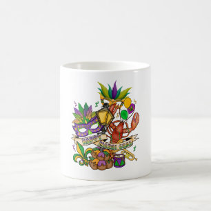 Tasse à café Joyeux Mardi Gras