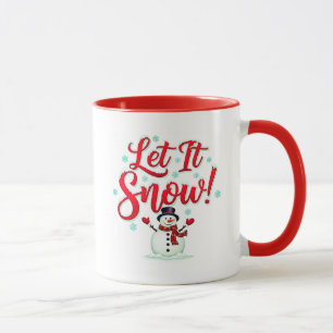 Tasse à café Laissez tomber la neige (11oz)