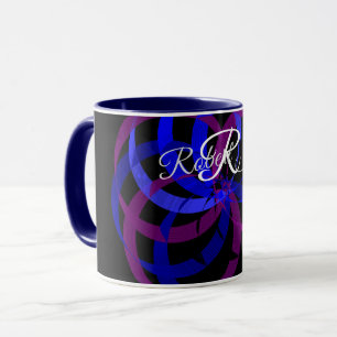 Tasse à café mélange de baies géométriques