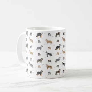 Tasse à café mélange de chien Aussiedoodle