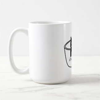 Tasse à café mignonne graphique Black Beauty
