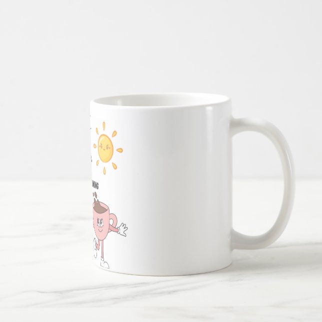Tasse à café moderne avec citation motivante impri (Droite)