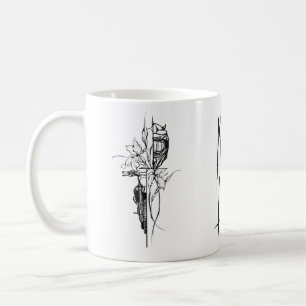 Tasse à café Moto Is Life   Cadeau pour amateur de